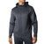 Spyder Active Men's Dark Gray Long Sleeve Stretch Full Zip Hoodie Jacket