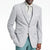 Tayion Men's Gray Classic fit Suit Jacket Blazer