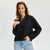Sinsay Women's Black Double-Breasted Trench Jacket