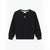 Calvin Klein Girl's Black Fleece Logo Print Sweatshirt