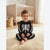 Sinsay Baby Boy's Black Skeleton Graphic Long-Sleeve Overall