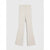 Sinsay Women's Off White High-Waisted Flared Yoga Leggings