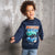 Sinsay Boy's Navy Car Graphics Hoodie