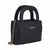 A black quilted faux-leather handbag with a top handle, a gold-tone chain strap, and the brand name 'babe' in gold on the front, shown against a plain white background.