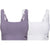 Puma Women's Purple & White Stretch Fit Lightweight Seamless Sport Bras