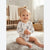 Sinsay Baby Girl's White Panda Print Long-Sleeve Wrap Bodysuit