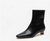 Michael Kors Women's Black Croc-Embossed Kitten Heel Boots | Michael Kors in Lebanon