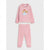 Sinsay Girl's Pink Two Piece Fleece Pajama Set