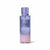 Victoria's Secret Serene Blooms Fragrance Mist in a clear bottle with a lavender-to-pink gradient label and a matching lavender cap, shown on a white background.