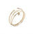 Anne Klein Women's Gold-Tone Love & Heart Bangle Bracelet Set