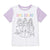 Disney Girl's Purple Girl Squad Printed T-Shirt|Disney In Lebanon