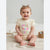 Sinsay Baby Girl's Cream With "Best Sis Ever" Graphic and Ruffle Shoulders Romper