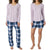 Eddie Bauer Women's Light Purple 3-Piece Waffle Fleece Sleep Pajama Set