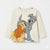 Zara Girl's Cream Sparkly Glitter Details Long Sleeve Blouse | Zara In Lebanon