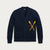 Polo Ralph Lauren Men's Navy Varsity-Inspired Cotton Cardigan