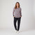 Cuddl Duds Women's Multicolor Fair Isle Long-Sleeve Pajama Top