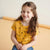 Sinsay Girl's Yellow Heart All-Over Printed T-Shirt