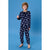 Sinsay Boy's Navy All-Over Space Print Two Piece Pajama Set