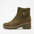 Style & Co Women's Olive Green Vaill Lug Wedge Boots