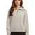 Danskin Women's Light Gray Luxe Half Zip Pullover Sweatshirt