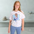 Sinsay Girl's White Printed Short Sleeve T-Shirt