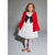 Sinsay Girl's Red Wide Ruffled Collar Cardigan