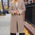 Sinsay Women's Beige Herringbone Coat