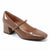 Easy Spirit Women's Light Brown Patent Marlay Mary Jane Pump Heel