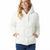 32 Degrees Women's White Plush Lined Hood Quilted Jacket