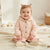 Sinsay Baby Girl's Beige Polka Dot & Gathered Peplum Hem Hooded Jacket
