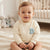 Sinsay Baby Boy's Cream Chest & Back Printed Sweatshirt