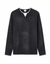 Celio Men's Washed Black Tunisian Neck Sweater|Celio In Lebanon