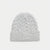 Sinsay Women's Light Grey Knit Beanie Hat