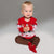 Sinsay Baby Boy's Red Christmas Motif Sweater