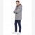 Sean John Men's Grey Three-Quarter Hooded Jacket