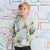 Sinsay Boy's Tie-dye Pouch Pocket Chest Printed Hoodie
