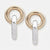 Lauren Ralph Lauren Women's Two-Tone Circle & Bar Drop Earrings