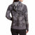 Danskin Women's Gray Double Collar Full Zip Hooded Jacket