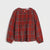 Sinsay Girl's Red Plaid Pintuck Blouse