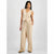 Hippie Rose Women's Warm Sand Linen Wide Leg Pants