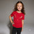 Sinsay Girl's Red Christmas Ribbed T-Shirt