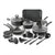Cooks Black 30-pc Aluminum Non-Stick Cookware Set