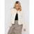 Sinsay Women's Cream Chest Flip Pocket Jacket
