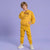 Sinsay Boy's Mustard Graphic Print And A Round Neckline Sweatshirt