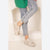 Soho Women's Beige Chunky Lace-Up Platform Sneakers