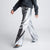 Kenneth Cole Women's Metallic Silver Wide Leg Pants