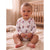 Sinsay Baby Boy's White Long-Sleeve Pinocchio Print Wrap Bodysuit
