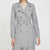Calvin Klein Women's Gray Double Breasted Trench Coat