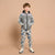 Sinsay Boy's Gray Camouflage Hooded Puffer Vest