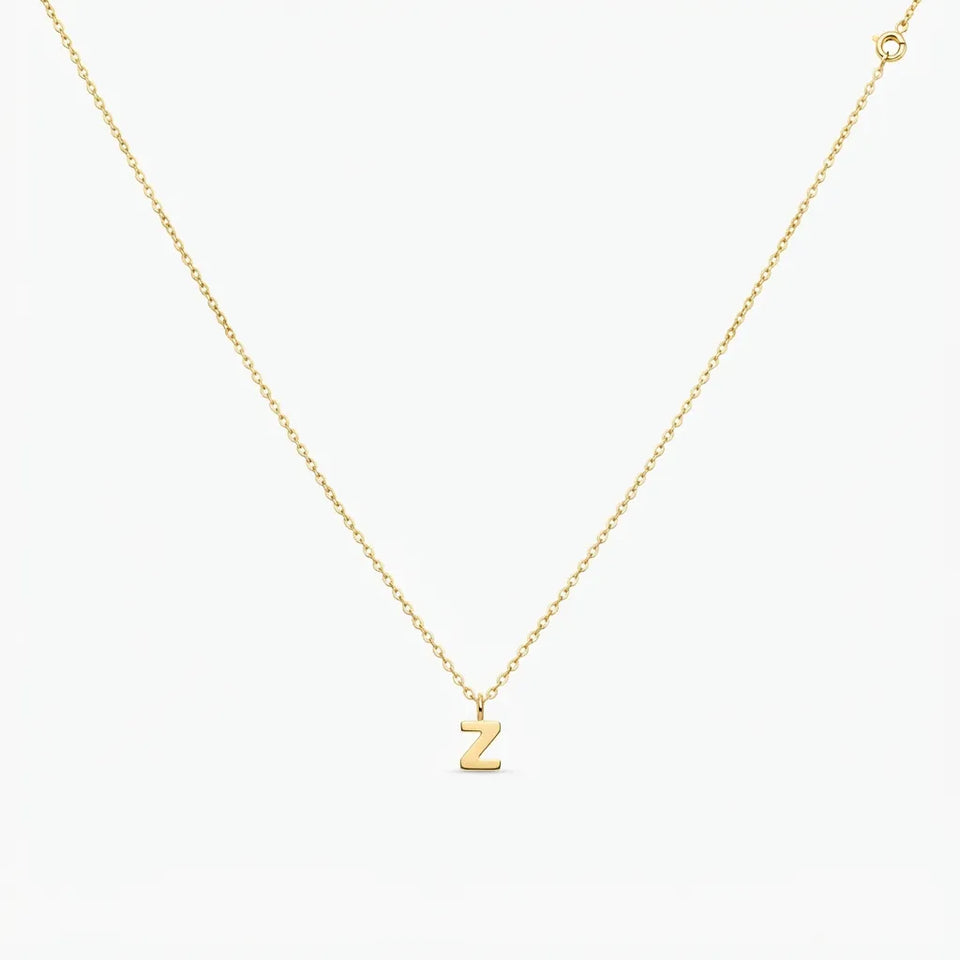 1928 Women's 14K Gold-Dipped Small Initial "Z" Necklace
